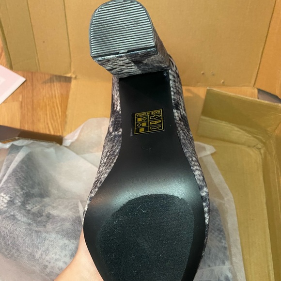 Shoes Fashion Nova Snake Skin Boots Poshmark